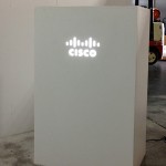 WaterJet Cut Backlit Cisco Counter